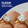 imageWEIMAN Gold ampamp Diamond 3in1 Wipes  The Premium Jewelry Cleaner Removes Tarnish and Dirt Restores ampamp Protect Sparkle and Shine EasytoUse Wipes Safe for Silver Platinum Gemstone Titanium
