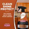 imageWeiman Cabinet ampamp Wood Clean ampamp Shine Spray  Furniture Kitchen Cabinets Baseboard ampamp Trim Fresh Almond Scent Microfiber Cloth Included1 Count Pack of 1