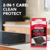 imageWeiman Ceramic and Glass Cooktop Cleaner  Heavy Duty Cleaner and Polish 10 Ounce Bottle and 3 Scrubbing Pads