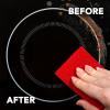imageWeiman Ceramic and Glass Cooktop Cleaner  Heavy Duty Cleaner and Polish 10 Ounce Bottle and 3 Scrubbing Pads