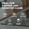 imageWeiman Cooktop and Stove Top Cleaner Kit  Glass Cook Top Cleaner and Polish 10 oz Scrubbing Pad Cleaning Tool Razor ScraperCleaner Kit