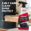 imageWeiman Cooktop and Stovetop Daily Cleaner Spray StreakFree NonAbrasive  2 Pack 22 oz with Micro Fiber Buffing Towel Included