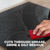 imageWeiman Glass Cooktop Cleaner ampamp Polish For Daily Use on Ceramic Induction Stove Top Removes Grease ampamp Oily Residue Streak Free Shine 12 oz 2 Pack Micro Fiber Buffing Towel