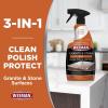 imageWeiman Granite Cleaner Polish and Protect Streak Free pH Neutral Formula for Daily Use on Interior ampamp Exterior Natural Stone with Microfiber Towel 3 in 12 Pack