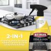imageWeiman Heavy Duty Stove and Oven Cleaner and Degreaser for Glass Ceramic Cooktops BBQ grill grates  2 Pack 24 Oz wMicroFiber Towel16 Fl Oz Pack of 3