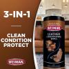 imageWeiman Leather Cleaner Wipes  Clean Condition UV Protection Help Prevent Cracking or Fading of Furniture Car Interior Couch and Shoes 2 Pack with Microfiber Cloth