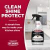 imageWeiman Quartz Countertop Cleaner and Polish  Clean and Shine Your Granite Marble Countertops Kitchen Island and Stone Surfaces with UV AntiFade Protection Citrus 24 Ounce with Microfiber Cloth