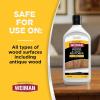 imageWeiman Wood and Cabinet Restorer 3In1 Bundle  Removes Dirt Residue Dust Reduces Scratches Restore Shine Prevent Fading UV Shield Technology Safe for Antique Wood Tables Chairs Cabinets
