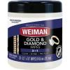 imageWEIMAN Gold ampamp Diamond 3in1 Wipes  The Premium Jewelry Cleaner Removes Tarnish and Dirt Restores ampamp Protect Sparkle and Shine EasytoUse Wipes Safe for Silver Platinum Gemstone Titanium