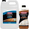 imageWeiman Hardwood Floor Cleaner and Polish  128 Ounce Cleaner and 32 Ounce Polish  HighTraffic Hardwood Floor Natural Shine Removes Scratches Leaves Protective Layer80 Fl Oz Pack of 2