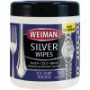 imageWeiman Jewelry Polish Cleaner Tarnish Remover Wipes  40 Count  Use on Silver Jewelry Antique Silver Gold Brass Copper and Aluminum20 Count