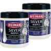 imageWeiman Jewelry Polish Cleaner Tarnish Remover Wipes  40 Count  Use on Silver Jewelry Antique Silver Gold Brass Copper and Aluminum40 Count