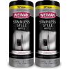 imageWeiman Stainless Steel Cleaner 30 Count Cleaning Wipes Removes Dirt Grime and Grease No Streaks or Residue Stainless Steel Polish for a Sparkling Clean and Shiny Surface Cleaning Supplies30 Count Pack of 2