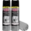 imageWeiman Stainless Steel Cleaner ampamp Polish StreakFree Shine  For Refrigerators Oven Dishwasher Stove  2 Pack Aerosol Spray with Microfiber Cloth Included