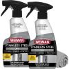 imageWeiman Stainless Steel Cleaner and Polish  2 Pack  Removes Fingerprints Residue Water Marks and Grease from Appliances wBuffing Towel2