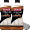 imageWeiman Wood Floor Polish and Restorer 32 Oz 3PC Bundle  HighTraffic Hardwood Floor Natural Shine Removes Scratches Leaves Protective Layer