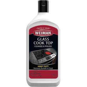 imageWeiman NonAbrasive No Scratch Induction Glass Ceramic Stove Cooktop Heavy Duty Cleaner and Polish 20 Ounce20 Ounce Pack of 1