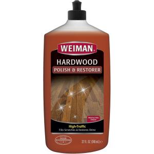 imageWeiman Wood Floor Polish and Restorer 6 Pack 32 Ounce  HighTraffic Hardwood Floor Natural Shine Removes Scratches Leaves Protective Layer  Packaging May Vary32 OZ