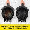 imageWeiman Foaming Air Fryer Cleaning Kit HeavyDuty Cleaner amp Degreaser for Baskets amp Trays Removes Grease Grime Oil amp BakedOn Food Includes NonAbrasive Sponge FastActing ResidueFree 14 oz