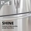 imageWeiman Stainless Steel Cleaner amp Polish Kit 2 Wipes amp Cloth AntiFingerprint Removes Grease Water Spots Streaks amp Residue Polishing Cleaner Safe for Appliances Chrome Sinks amp Grill Exteriors