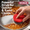 image:imageWeiman MultiSurface Dual Action Sponges NonScratch Scrub amp Shine for Dishes Cooktops Stainless Steel Glass Granite amp More  Durable Kitchen Cleaning Sponges 4 Sponges